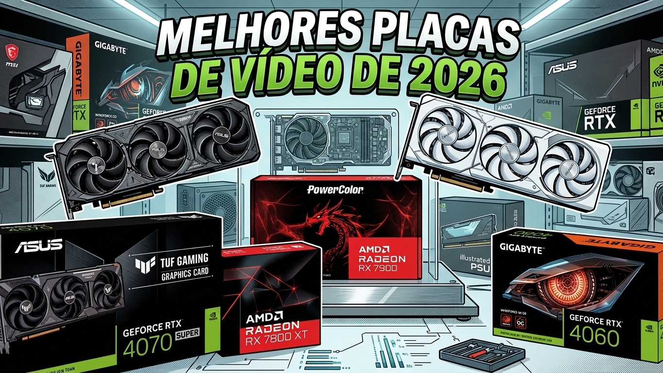 Melhores placas de vídeo para comprar em 2026: guia de custo-benefício